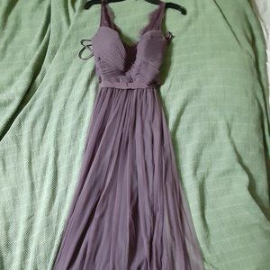 BHLDN Hitherto Fleur Dress In Purple size 8
